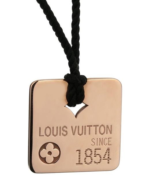 Louis Vuitton Natural 18K Rose Necklace (Authentic Pre-Owned)