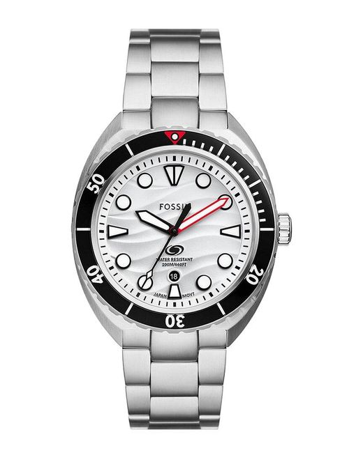 Fossil Metallic Breaker Watch for men