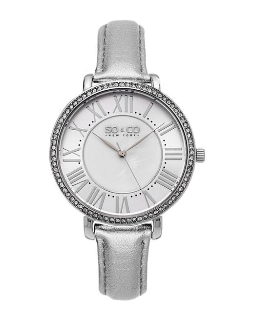 SO & CO Gray Soho Watch