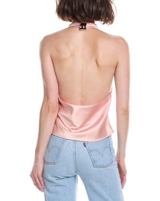 To My Lovers Blue Solid Top