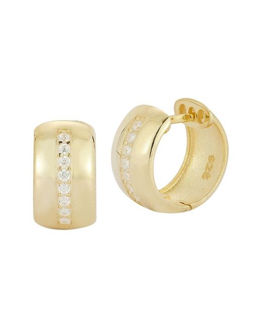 Glaze Jewelry Metallic 14K Plated Cz Earrings