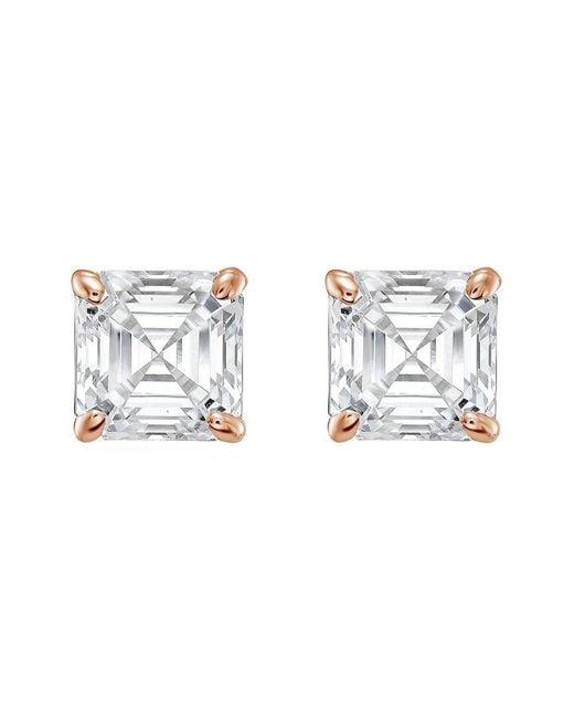Diana M Metallic Diana M. 14K 4.00 Ct. Tw. Lab-Grown Diamond Earrings