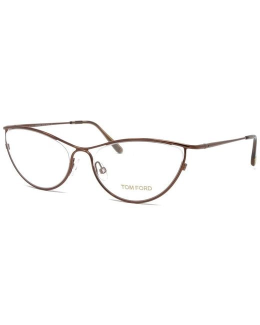 Tom Ford Metallic Ft5214V 55Mm Optical Frames