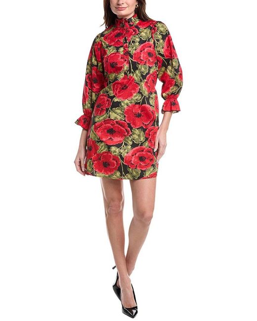 FLORA BEA NYC Red Adelina Dress