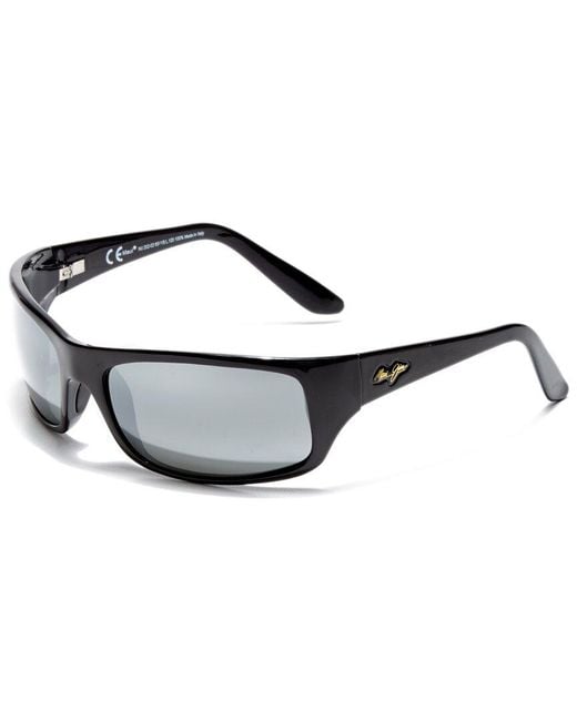 Maui Jim Black Peahi Polarized Sunglasses