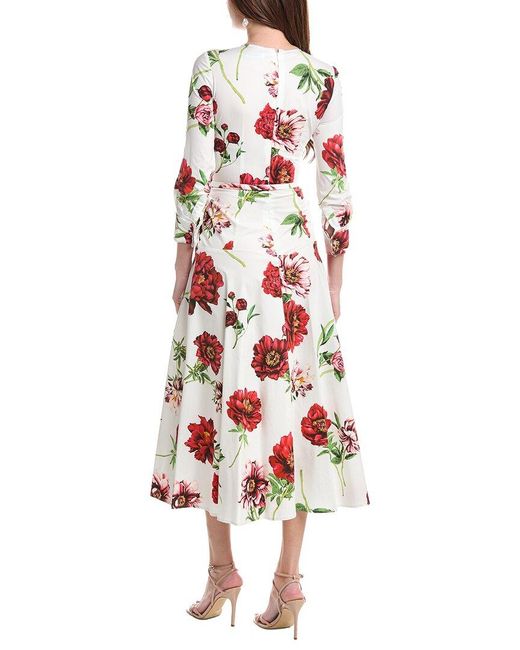 Oscar de la Renta White Maxi Dress