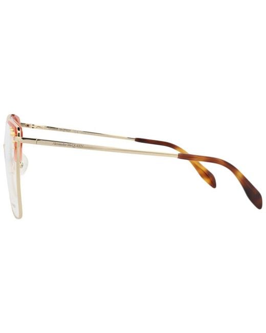 McQueen White 56Mm Optical Frames
