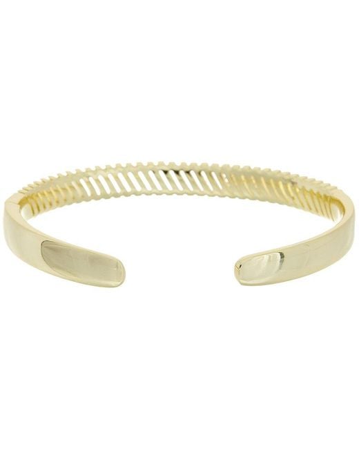 Juvell Metallic 18K Plated Cz Bangle Bracelet