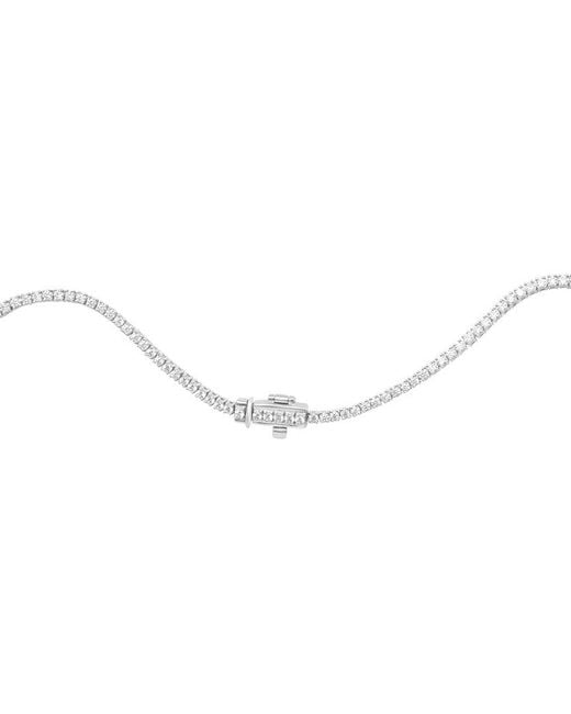 Effy Fine Jewelry White 14K 4.95 Ct. Tw. Lab-Grown Diamond Necklace