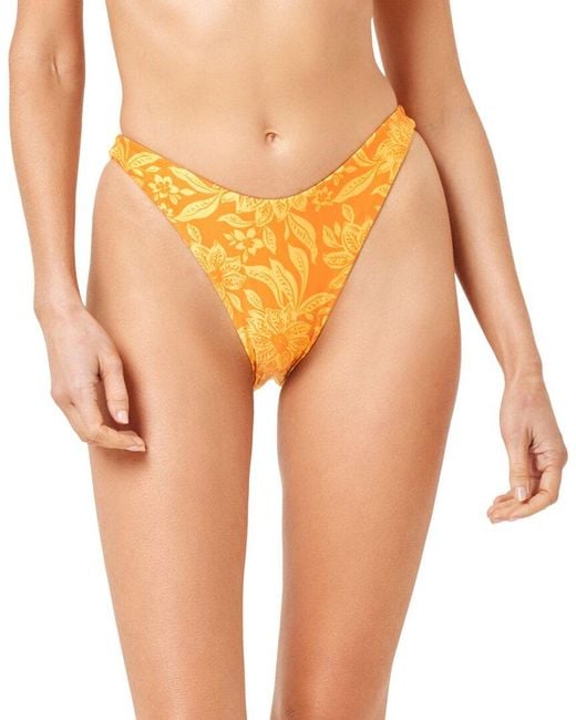 LSPACE Orange Leilani Bottom Bitsy