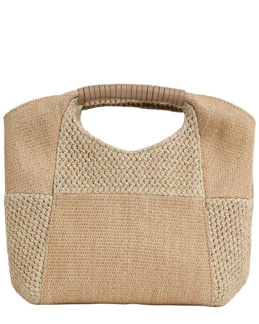 Reiss Brown Rosalie Clutch