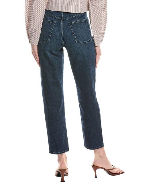 Rag & Bone Blue Wren Ella Slim Jean