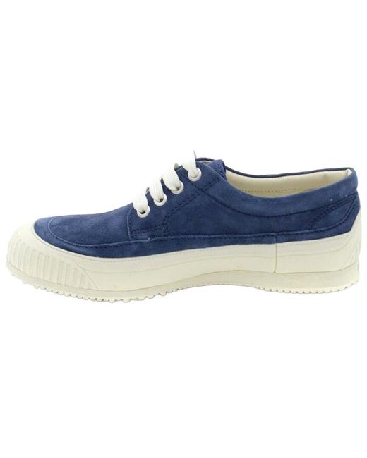 Hogan Blue Flatform Suede Sneaker