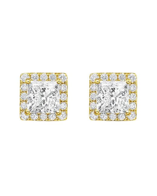 Diana M Metallic Diana M. 14K 6.00 Ct. Tw. Lab-Grown Diamond Earrings