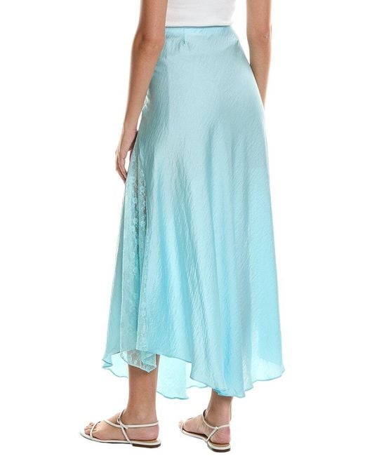 Free People Blue Make You Mine 1/2 Slip