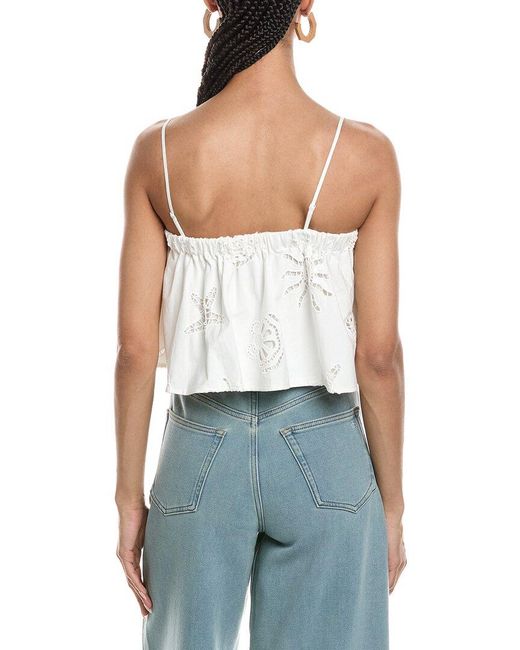 REVERIEE Blue Sleeveless Top