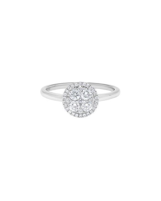 H.J. Namdar White 14K 0.50 Ct. Tw. Diamond Cluster Ring