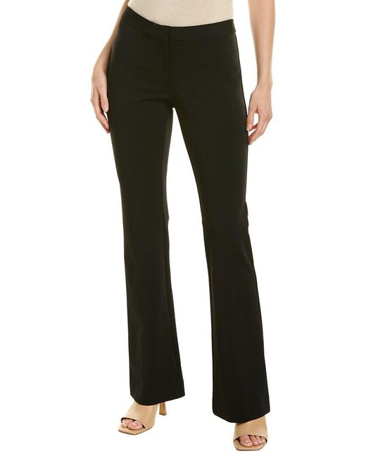 Lafayette 148 New York Black Stretch Waldorf Flare Pant