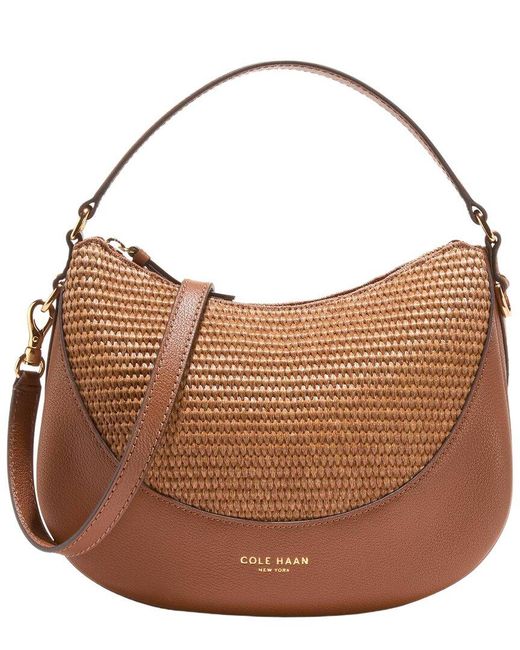 Cole Haan Brown Dnu Tiktok Catarina Leather Crossbody