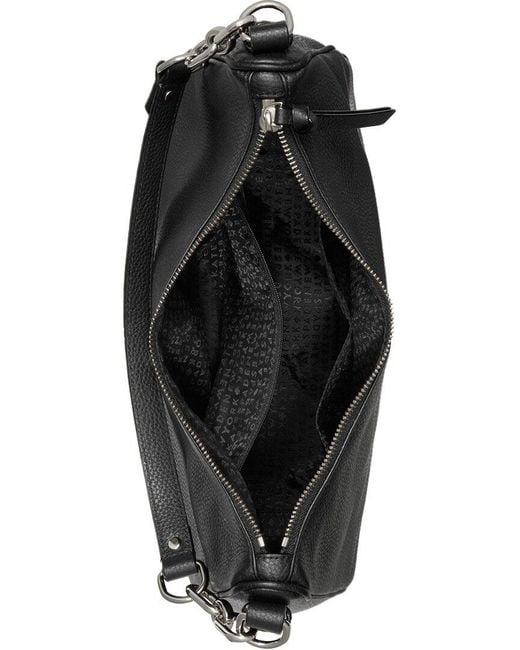 Kate Spade Black Mulberry Street Pebbled Leather Vivian Shoulder Bag