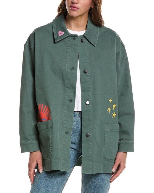 Electric and Rose Green Chore Jacket