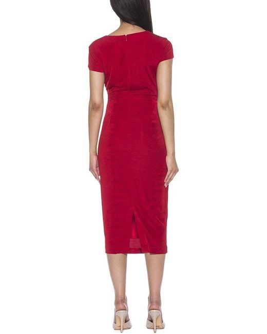 Alexia Admor Red Orine Sheath Dress