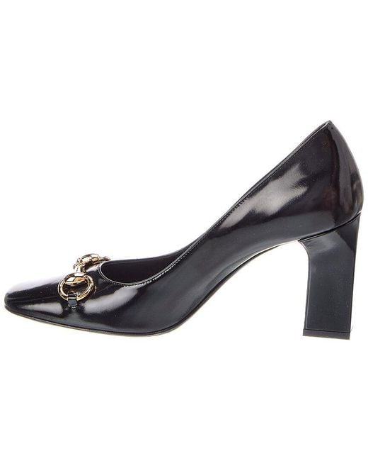 Gucci Black Signora Leather Pump
