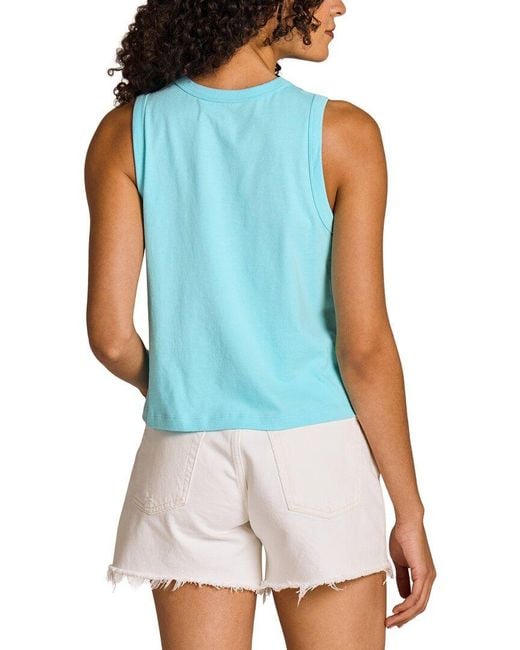 Life Is Good. Blue Crusher Boxy Tank