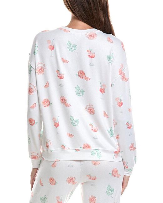 Z Supply White Spritz Pajama Top