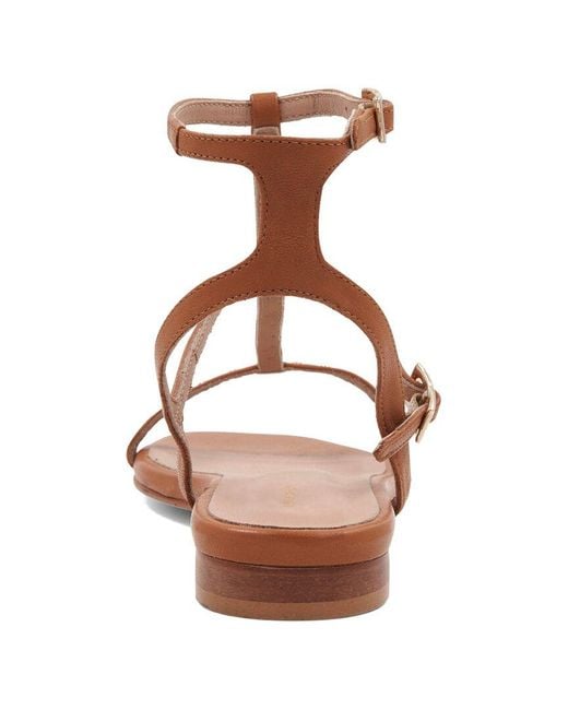 Bruno Magli Brown Maya Leather Sandal