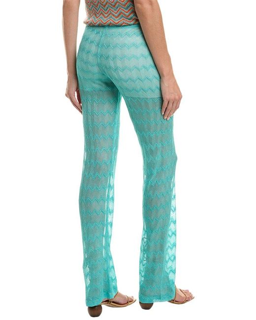 Missoni Blue Missoni Zig Zag Pant