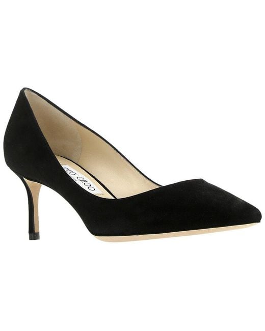 Gucci Black Jimmy Choo Romy 60 Suede Pump