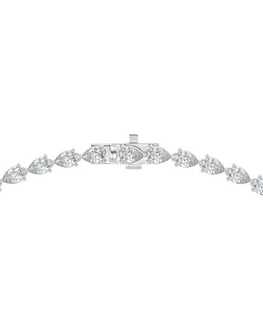 Sabrina Designs Lab Grown Diamonds Metallic 14K 11.89 Ct. Tw. Lab-Grown Diamond Tennis Necklace