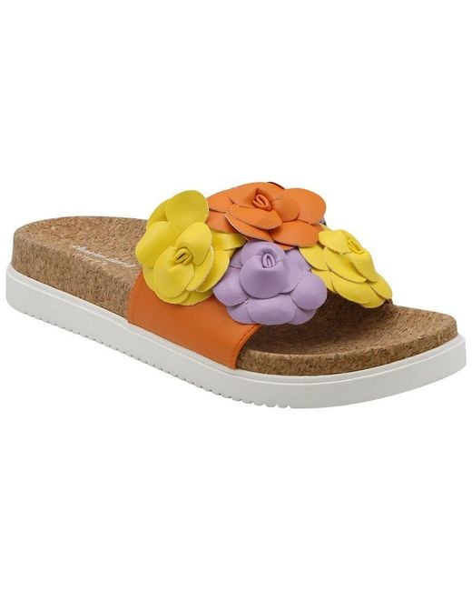 Charles David Orange Phoetic Sandal