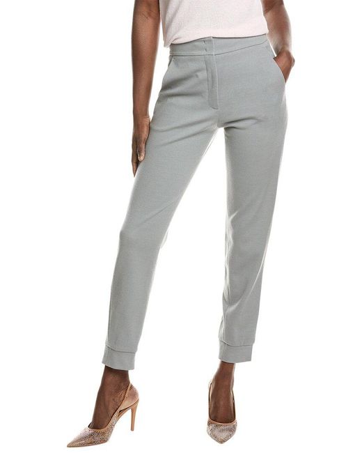 Akris Gray Christopher Wool-Blend Pant
