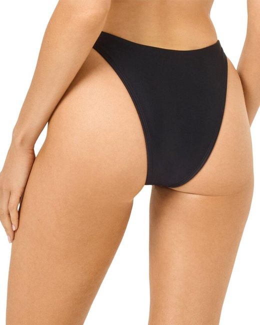 LSPACE Blue Leilani Bitsy Bottom (Satin Shine)