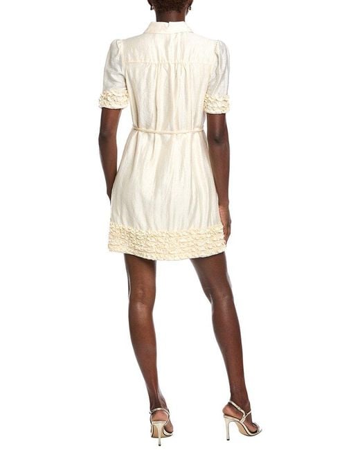 Taylor Natural Solid Mini Dress