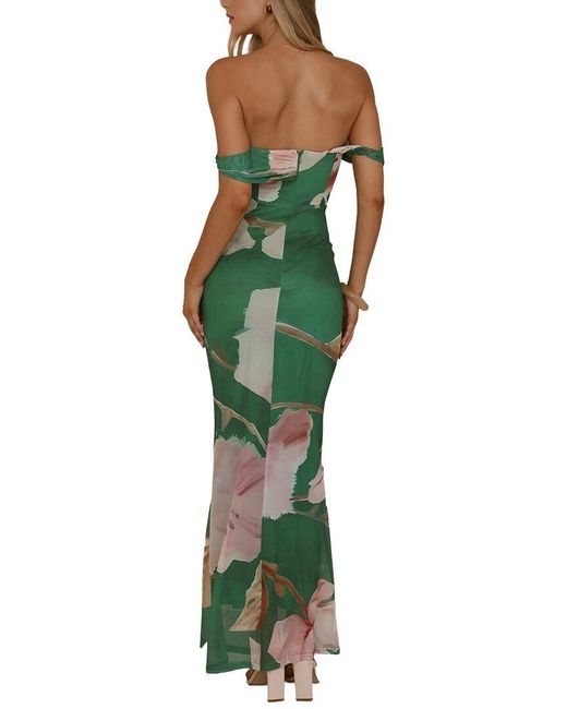 DELI S Green Printed Maxi Dress