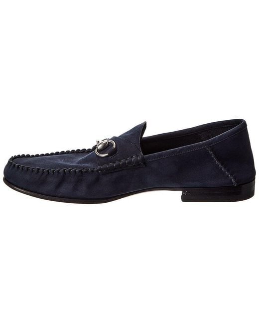 Gucci Blue Gigi Suede Loafer for men