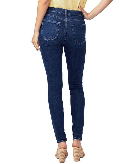 PAIGE Blue Hoxton Abella High-rise Ultra Skinny Jean