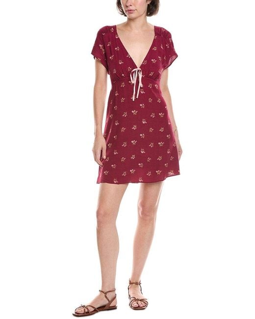 Free People Red Veryone's Favorite Mini Dress