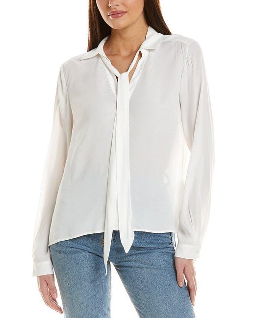 Ba&sh White Moryane Blouse