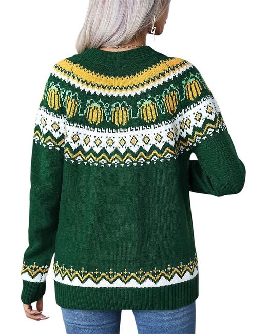 ENJOY PETRA Green Sweater
