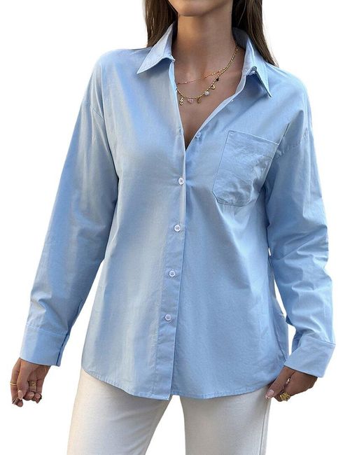 Adelin May Blue Shirt