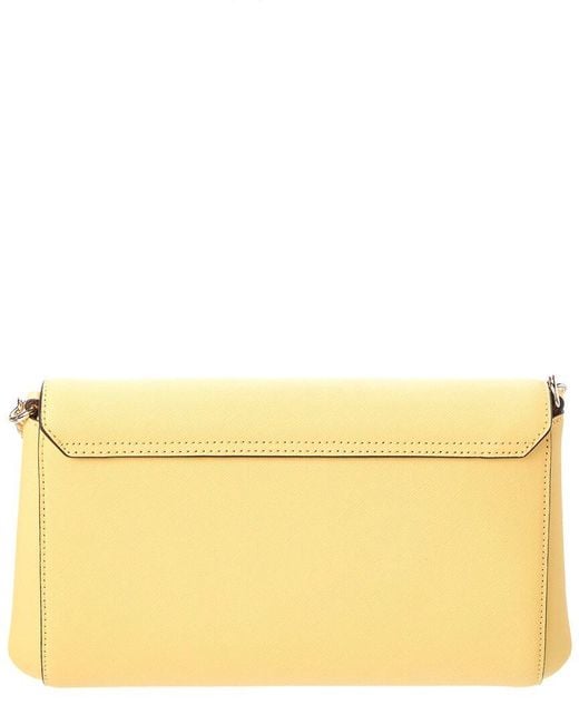 Kate Spade Yellow Laurel Way Greer Leather Crossbody