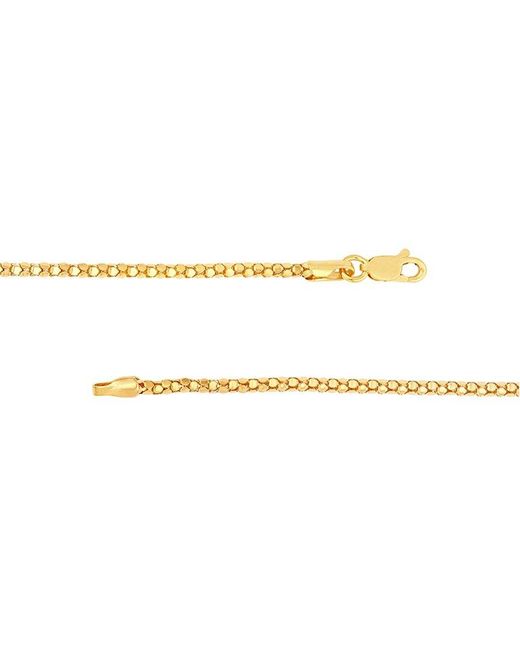 HAWLEY ST Metallic 14K Popcorn Bracelet