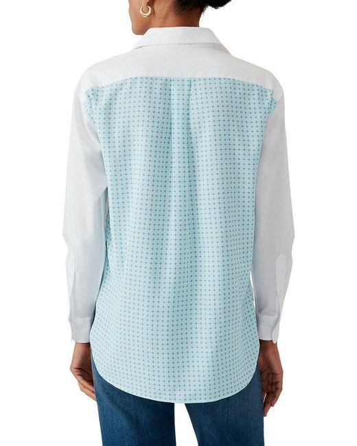 J.McLaughlin White Finn Blouse
