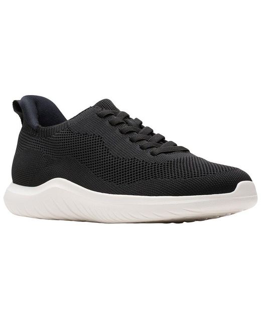 Clarks Black Nova Lace-Up Shoe