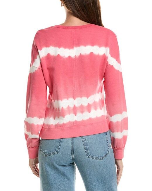 XCVI Red Rolin Pullover
