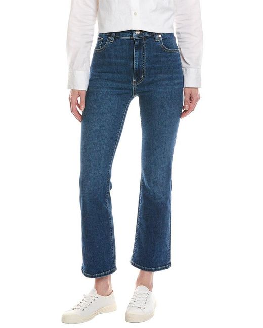 FRAME Blue Frame The Reboot Femma Crop Jean